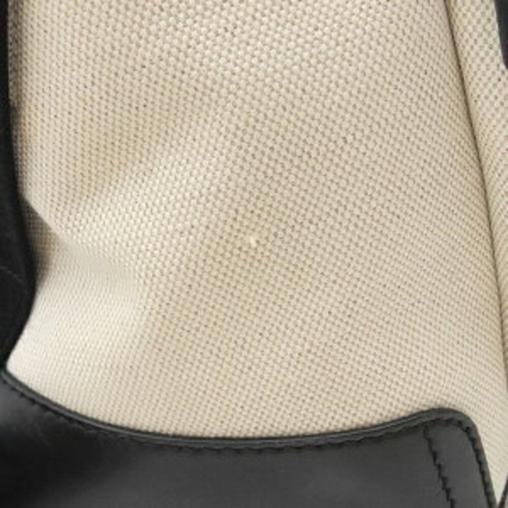 Balenciaga Backpack Daypack Canvas Leather White Black Comes - Picture 7 of 9